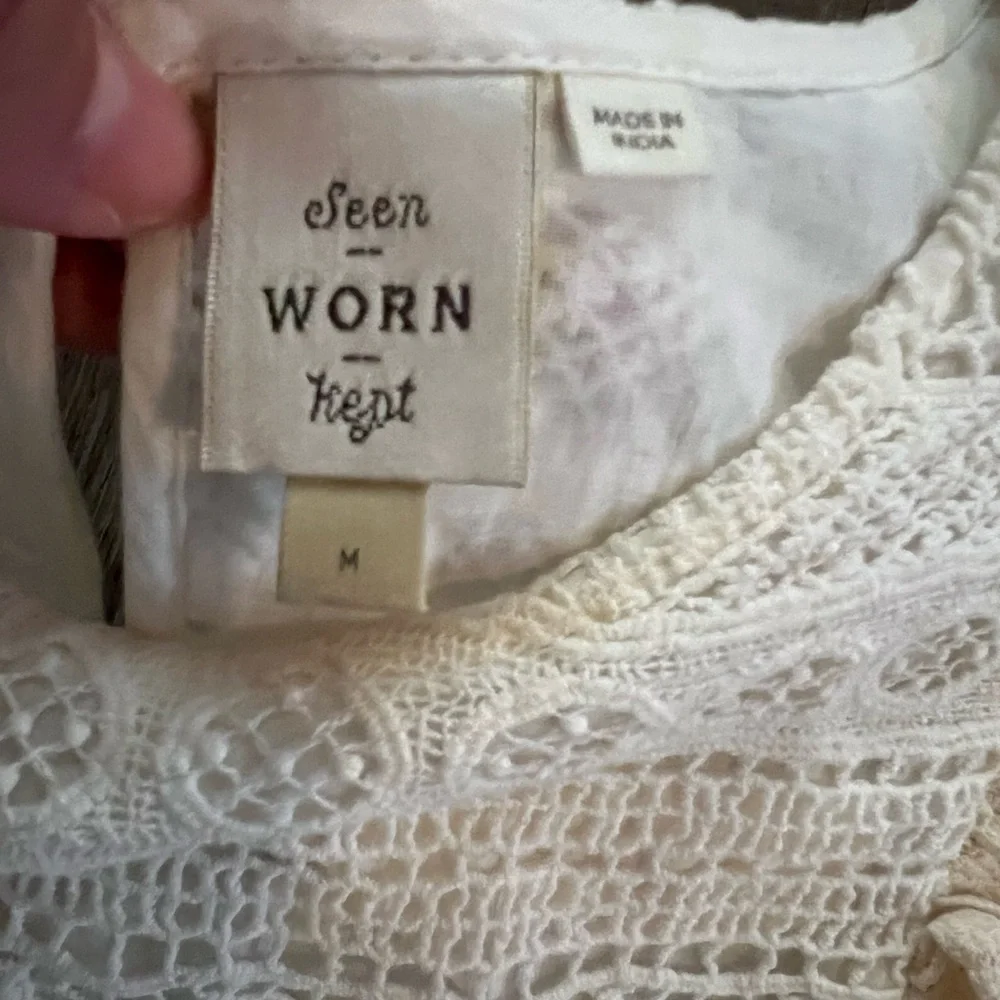 Anthropologie Seen Worn Kept Serena Lace Blouse